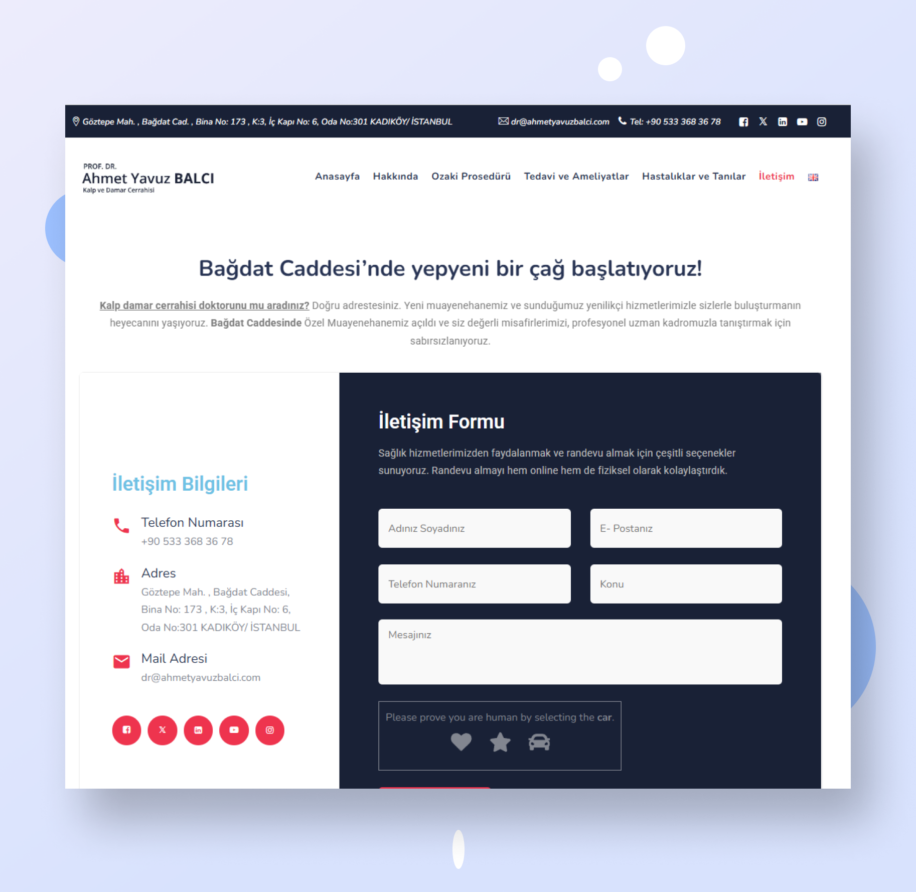 ahmetyavuzbalci.com iletisim