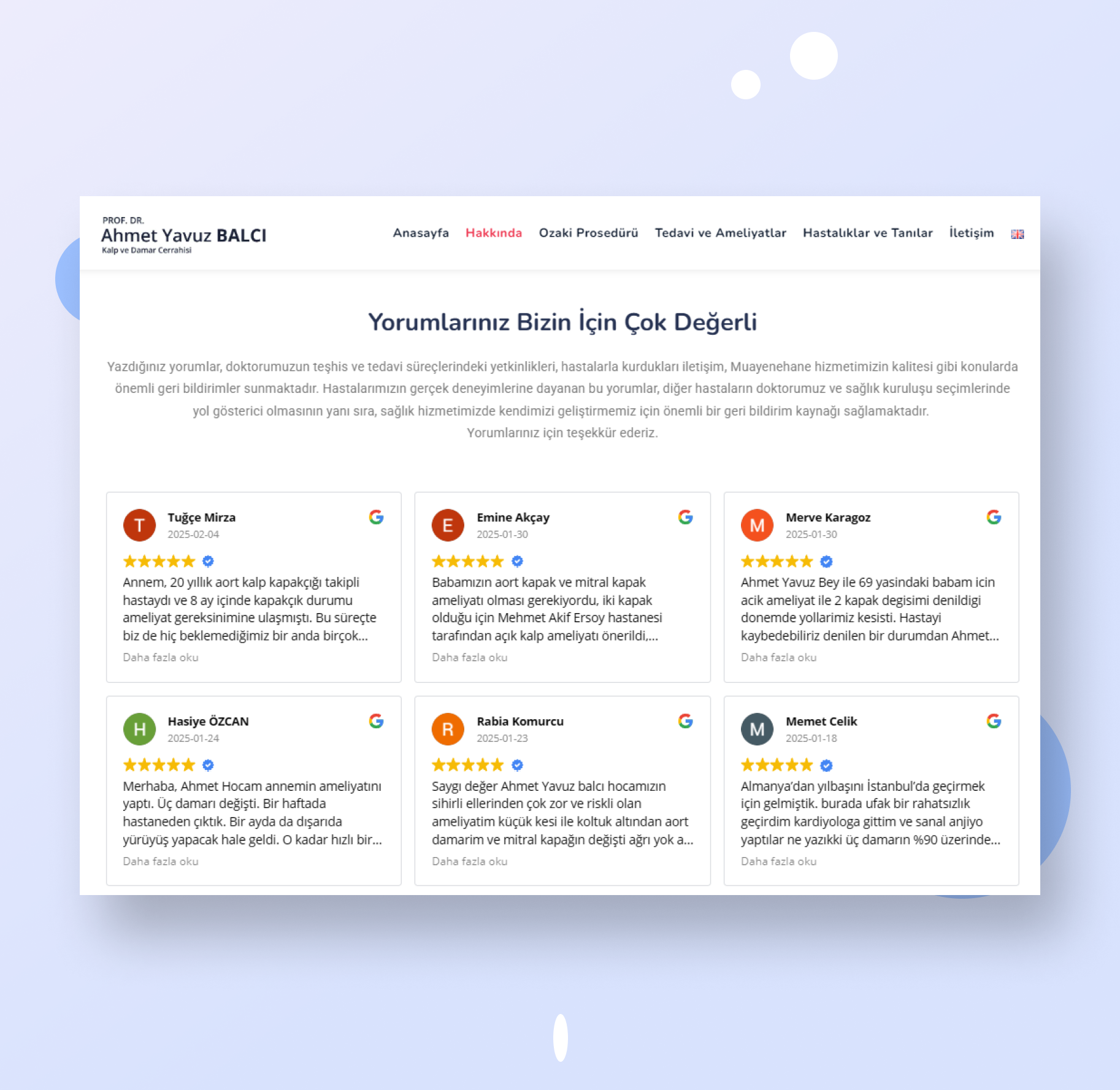 ahmetyavuzbalci.com müsteri yorumları