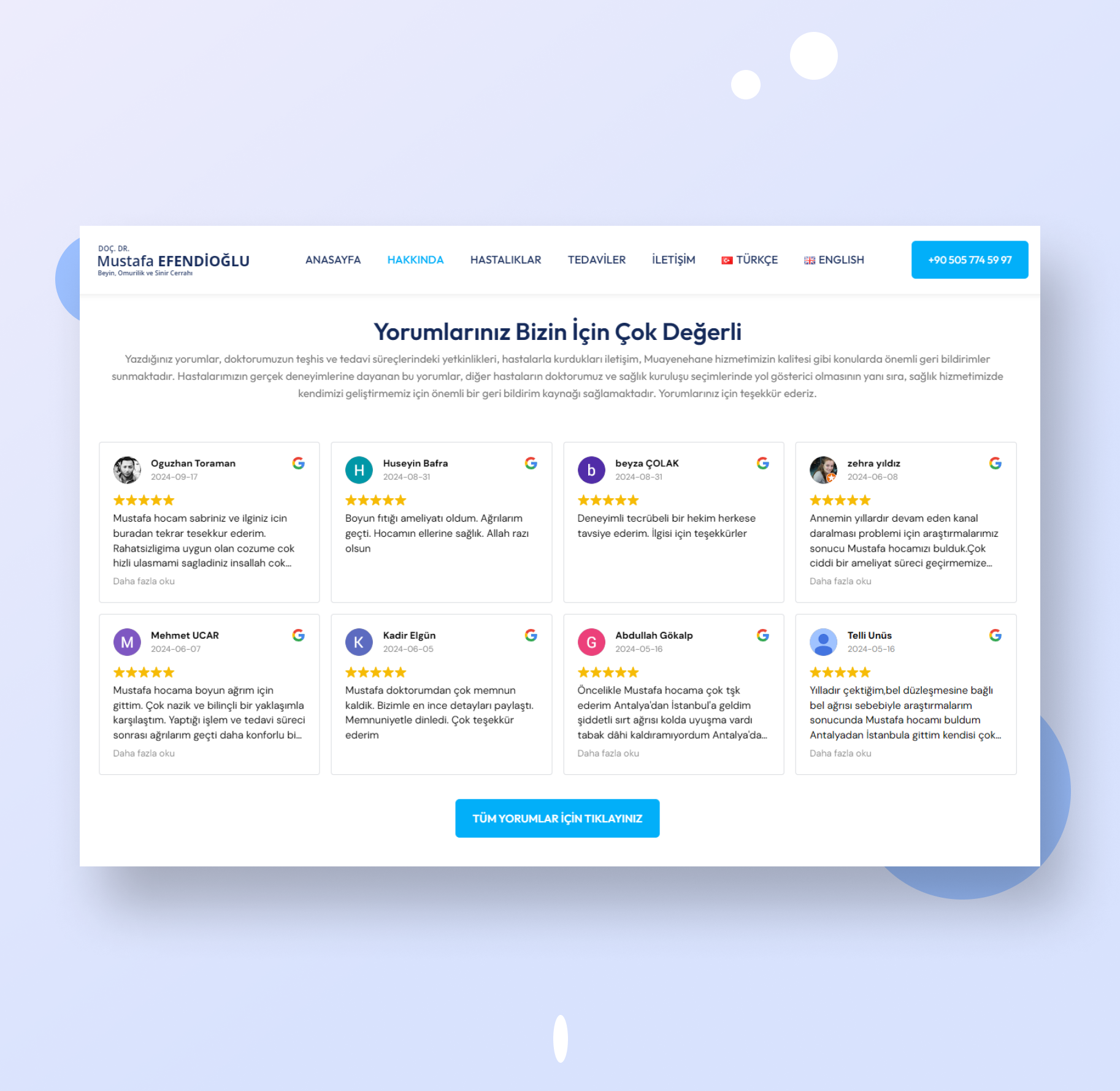 mustafaefendioglu.com müsteri yorumları